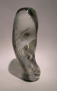 Michael Janis roll-up bullseye glass