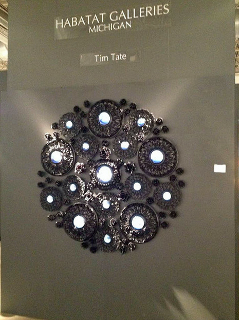 Tim Tate's stunning installation was on the main aisle.